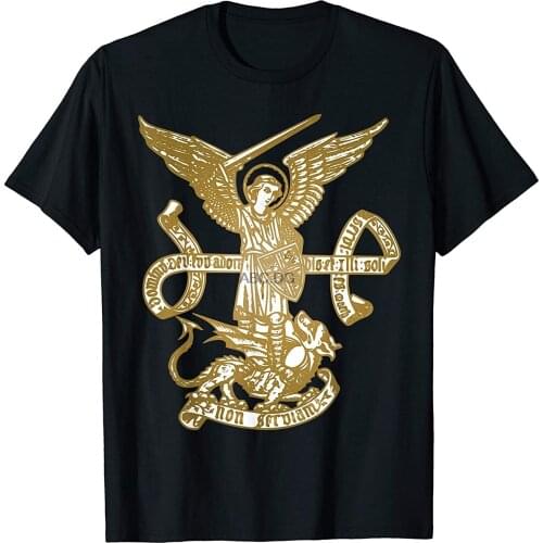 St. Michael the Archangel Catholic Yellow Angel Shirt T-Shirt