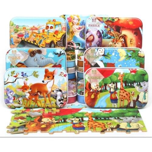 Hand-eye Coordination between Parents and Children to Promote Intelligence Early Education Iron Box Jigsaw Gift Collection Toys