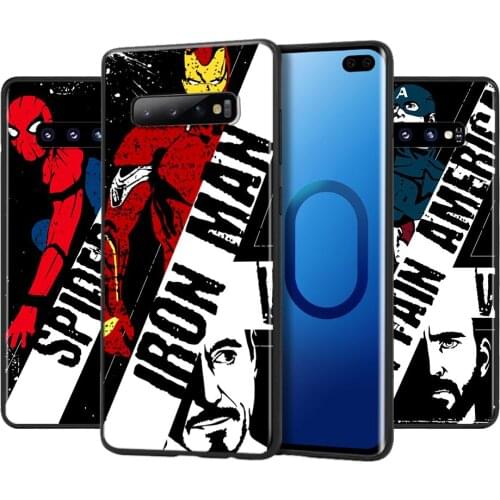 Avengers Marvel superhero For Samsung Galaxy S21 S20 FE Ultra Lite S10 5G S10E S9 S8 Plus Soft Silicone Phone Case