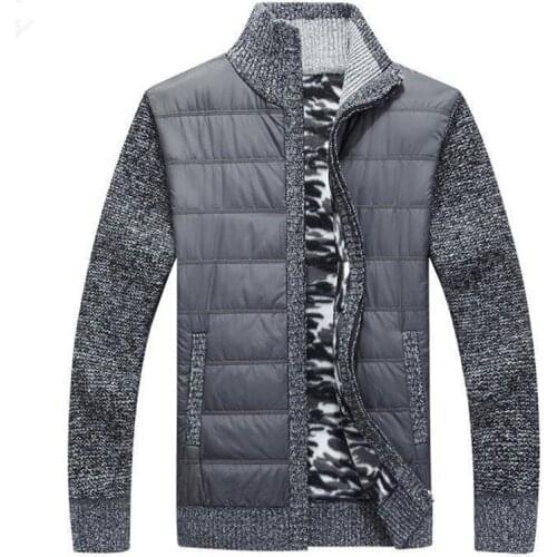 2020 Sweaters Jacket Men New Design Cardigan Thick Slim Fit Jumpers Knitwear Zipper Jacket Casual Men Winter Warm Fashion Style