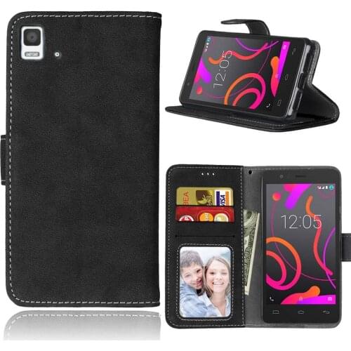 New Book Style PU Leather Flip High Quality Case Cover Luxury Fashion Magnetic Card Slot Original Wallet For BQ Aquaris E5 4G