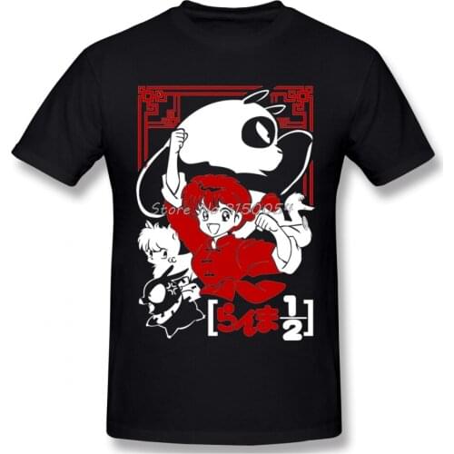 Casual Mans Ranma 1/2 T Shirt Fashion Streetwear Summer O-Neck BONADIAO Design TShirt Men Cotton T-shirt Tees Harajuku