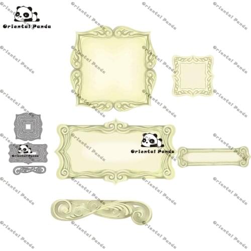 New Dies 2021 Camper Van Metal Fancy label Dies diy Dies photo album cutting die Scg new die for Stecil 2021 metal cutting dies
