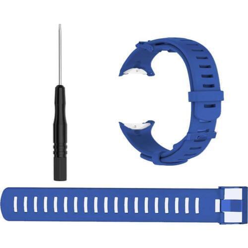 25mm Width Watch Strap for Suunto D6 Dive/ D6i Smart Watch Spare Parts Replacement Wrist Strap Soft Silicone Watchband