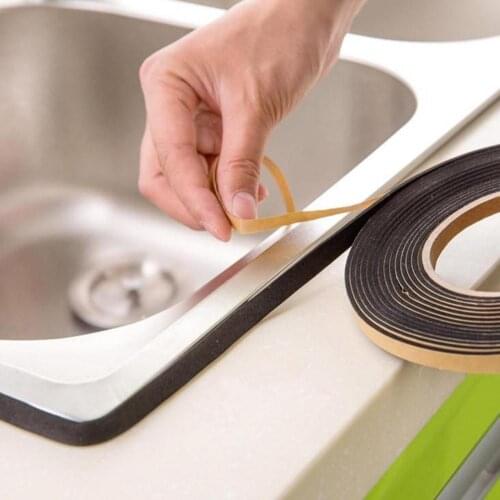 Self-adhesive Seal Strip Kitchen Door Window Gas Stove Sink Basin Edge Trim Anti-fouling strip for gas stove gap Sealing Strips