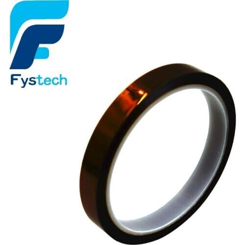 5pcs One-side Self-adhesive 10mm X 100ft High Temperature Heat Resistant Polyimide Tape For BGA Gold for electronic industry