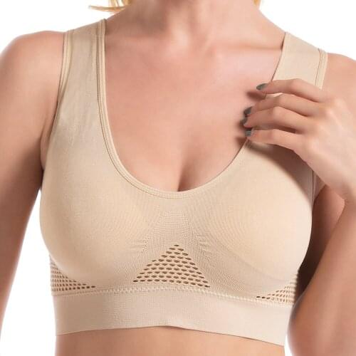 Plus size sports bra Womens underwear seamless sexy bralette BH top push up crop top invisible bra Brassiere lingerie bra