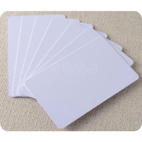 100pcs/lot PVC Contactless Smart RFID IC Card 1k S50 13.56Mhz Access Control Cards