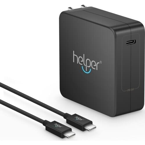 65W USB Type C Wall Charger Fast Charging Power Adapter for Thinkpad Surface Book Acer Switch Alpha HP Elite X2 and more