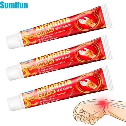 Sumifun 3pcs Wrist Arthritis Ointment For Hand Thumb Finger Pain Relief Tendon Sheath Therapy Tenosynovitis Cream Pain Oil