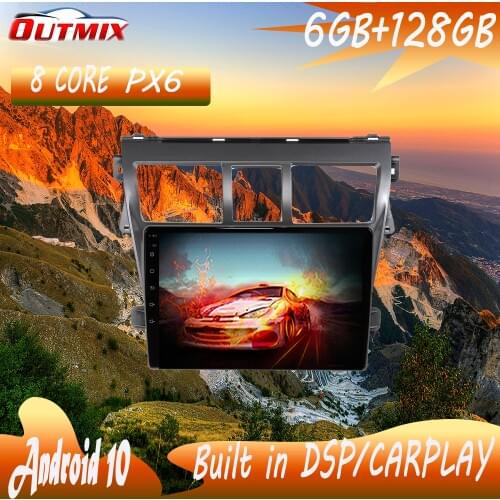 For Toyota VIOS 2008 -2013 Android10.0 Car DVD Player GPS Multimedia Auto Radio Car Navigator Stereo Receiver 128G Carplay dsp