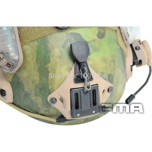 Black(BK) FMA NVG Lanyard for Ops Core VAS Helmet Three Hole Shroud Free Shipping Helmet Accessories
