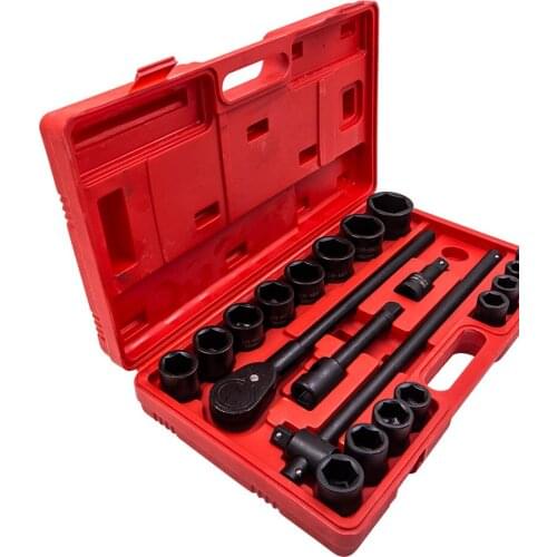 Deep Impact Socket Sets 3/4" 21pcs 19mm-50mm Extension Drive Bar Socket Tool kit