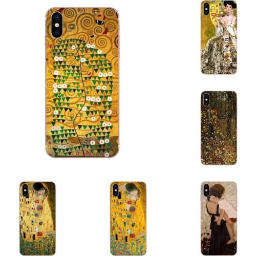 Gustav Klimt Kiss Painted Design For Samsung Galaxy A90 5G A51 A71 A81 A7 A9 2018 A10 A20 A30 A40 A50 A60 A70 A80 A20E TPU Phone