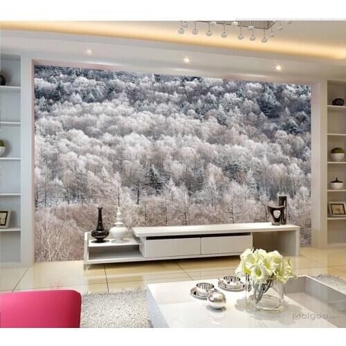 Customized wallpaper for walls Pine and cypress woods TV backdrop photo mural wallpaper Home Decoration