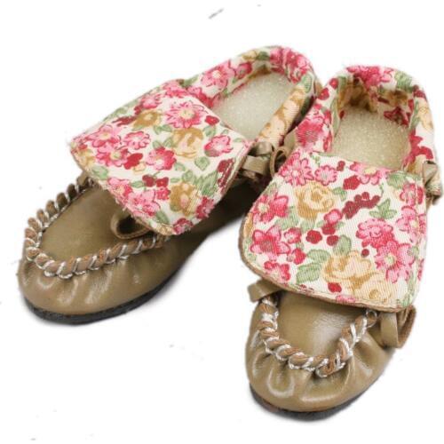 [wamami] Brown&Floral Anti-Mouth Shoes For 1/3 SD DOD AOD BJD Dollfie Boy