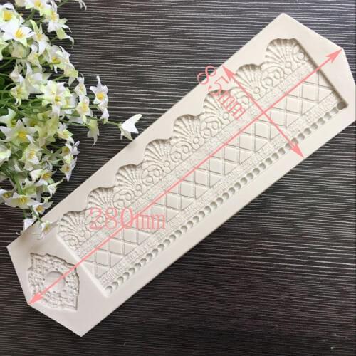 New cake edge lace silicone mold DIY fondant cake mousse decoration Kitchen accessories