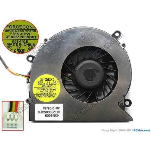 DFS531205M30T F7S2 CPU COOLING FAN FOR Acer Aspire 5220 5310 5520 5710 5720 7220 7720 Lenovo Y430 G430 K41 E41 E42 K42 V450 G530