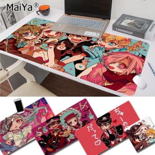 Maiya Top Quality Jibaku Shounen Hanako-kun Anime Office Mice Gamer Soft Mouse Pad Free Shipping Large Mouse Pad Keyboards Mat