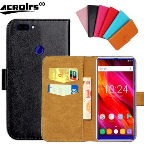 Original! Oukitel Mix 2 Case ,6 Colors High Quality Leather Exclusive Case For Oukitel Mix 2 Cover Phone Bag Tracking