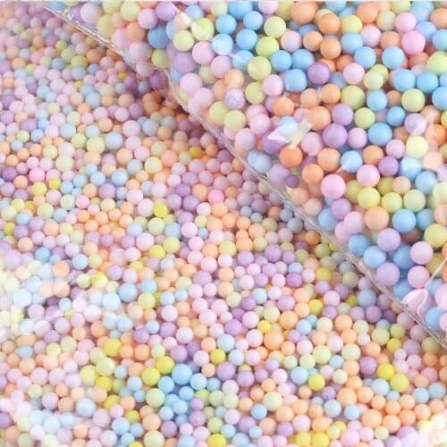 10g /50g Meteor Planet Gift Box Filled Particles Wedding Birthday Party Gift Decoration Macarons DIY Color Foam Ball