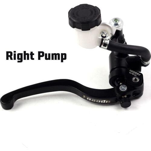 Right 17.5mm Motorcycle brake clutch pump lever Radial master cylinder for Motorcycle With 22 mm Handle bar diameter