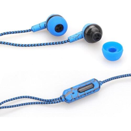 Wired Headphone with Microphone 3.5mm Wired Control Super Bass Universal