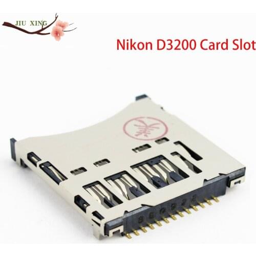 SD Memory Card Slot Component Reader Holder Assembly for Nikon D3200 D5200 D600 D610