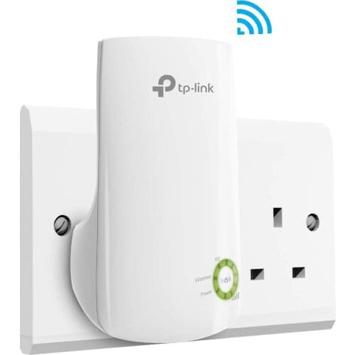 TP-Link N300 Universal Wi-Fi Range Extender, Broadband/Wi-Fi Extender, Wi-Fi Booster, Plug and Play, WPS, (TL-WA854RE)