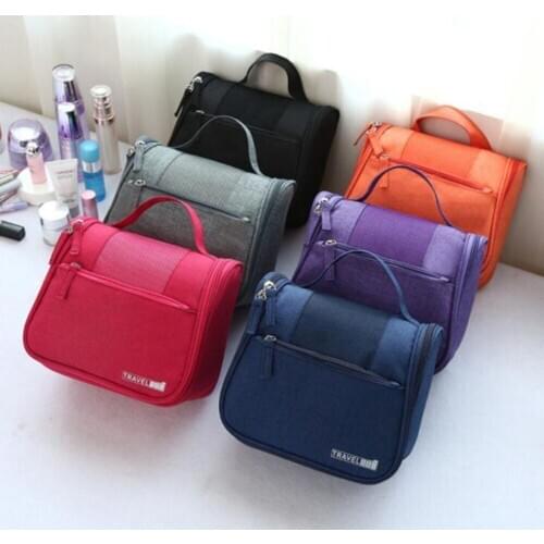 Waterproof Polyester Organizer Bag Cosmetic Bag Hanging Travel Make Up Bag Washing Toiletry Kits Neceser Kosmetyczka