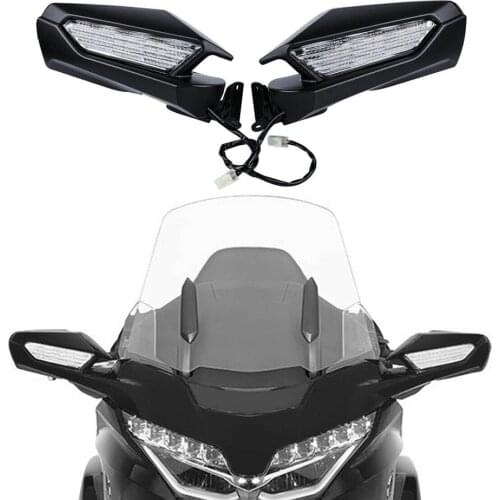 Motorcycle Rear View Mirror LED Signal Light Lens For Honda Goldwing GL1800 GL 1800 2018-2020 2019