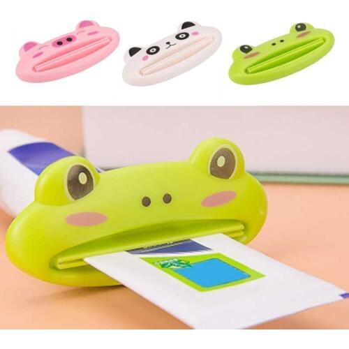 1pc Animal Easy Toothpaste Dispenser Plastic Tooth Paste Tube Squeezer Useful Toothpaste Rolling Holder For Home Bathroom A30731