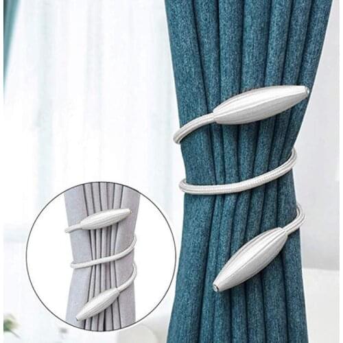 2 Pieces/Set Window Curtain Buckle Clip Twist Curtain Holdback Tie Back Clamp Curtain Decorative Tieback Holder