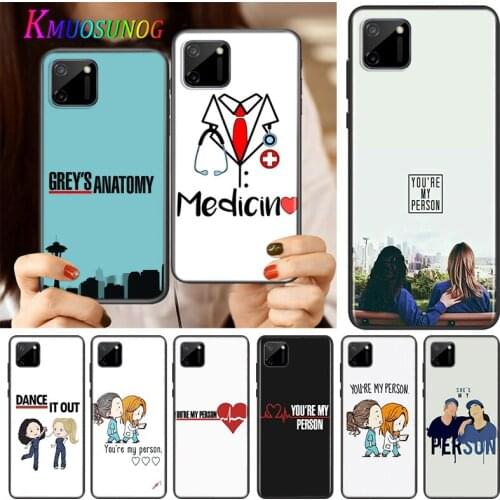 Greys Anatomy Silicone Cover For Realme V15 X50 X7 X3 Superzoom Q2 C11 C3 7i 6i 6s 6 Global Pro 5G Phone Case