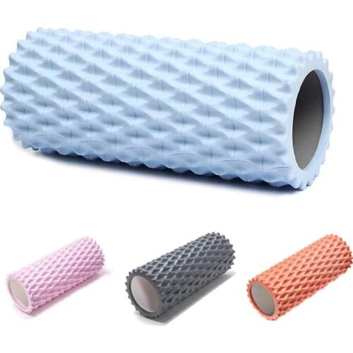 EVA Yoga Column Fitness Equipment Pilates Foam Roller Block Gym Massage Crescent Hollow Trigger Point Therapy Physical Exercise