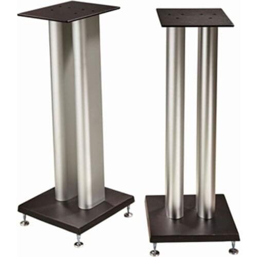 HIFI 22-B303 Silver Black Tripod Speaker Bracket Surround Frame Full Matel All Matel