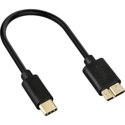 FONKEN USB Type C 3.1 To Micro B 3.0 Cable For Samsung NOTE 3 S5 2.5inch Hard Disk Cable Tablet Micro B cable PC Accessories