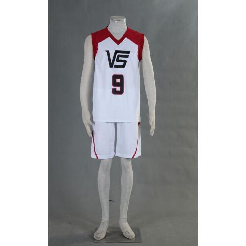 Kuroko no Basket LAST GAME Street Ball Team Vorpal Swords Team Sportswear Jersey No.#9 10 11 White Set CosplaY Costume