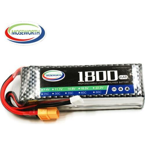 3S 11.1V 1800mAh 35C Lipo Battery For RC Helicopter Aircraft Drone Quadcopter Airplane Car Remote Control Toys Lithium Battery