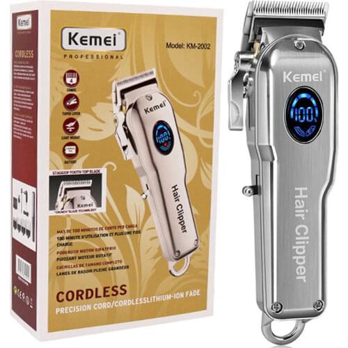 Original powerful rechargeable LCD display hair clipper electric beard trimmer for men hair trimmer machine hair cutting tool