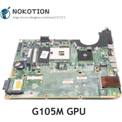 NOKOTION For Hp pavilion DV7 DV7T DV7-3000 Laptop Motherboard 600862-001 580973-001 DA0UP6MB6F0 PM55 DDR3 G105M