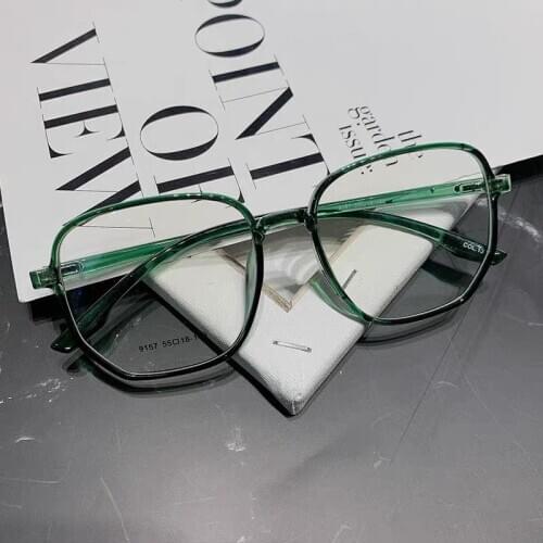 MDOD 2020 New Fashion Oversize Polygonal Glasses for Women with Myopia Irregular Plate Glasses for Women -1.0 To -6.0