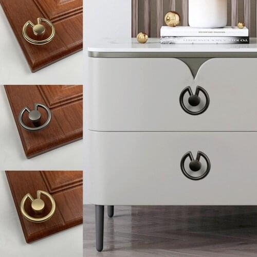 Furniture Decor Handles Kitchen Single Hole Cabinet Knobs Cupboard Drawer Pull Door Wardrobe Handles Hardware