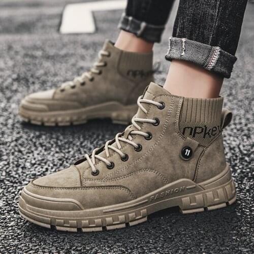 Men Shoes Sneakers Mens Autumn New Casual Shoes Mens Boots High Top Zapatillas Hombre Chaussure Homme Walk Shoes Men Shoes