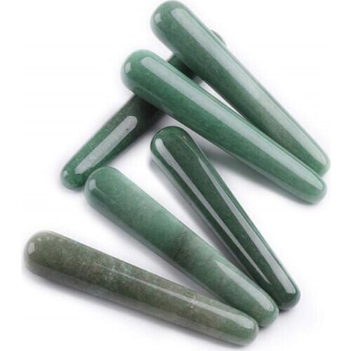 Natural Polished Quartz Green Aventurine Massage Crystals Healing Stones For Gift