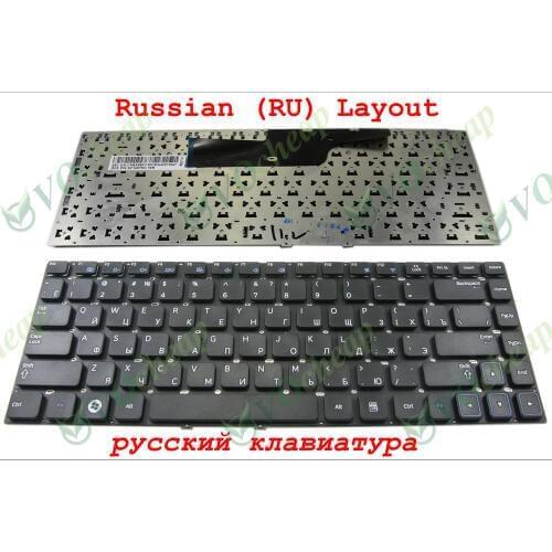 New RU Laptop keyboard FOR Samsung 300E4A 300V3A 300V4A 300E3A 305V4A Black Russian RU Version - BA59-03180 9Z.N5PSN.70R