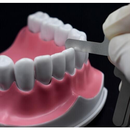 New Oral Dental Interproximal measuring ruler Measure Tooth Gap Stainless Steel Reciprocating IPR System Orthodontic Treatment