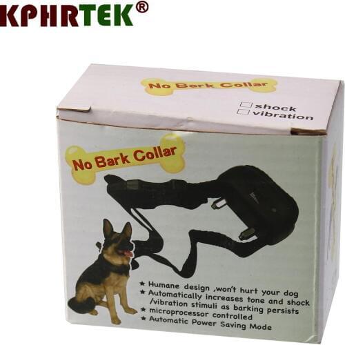 Automatic Anti Bark Collar No Bark Dog Training Collar Vibration or Electric Shock 100g2280