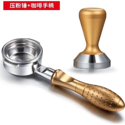 Espresso 58mm 304 Stainless Steel Portafilter Bottomless Handle Compatible with Breville 920 980 990 Coffee Machine