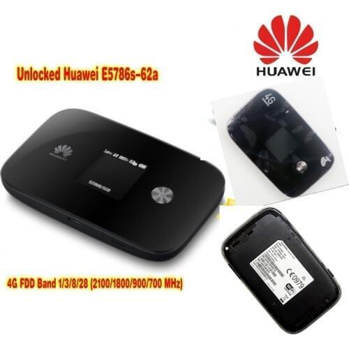 Lot of 10pcs Unlocked HUAWEI E5786s-62a 4G LTE Advanced CAT6 300Mbps 4G Pocket WiFi Router plus 2pcs antenna,DHL shipping